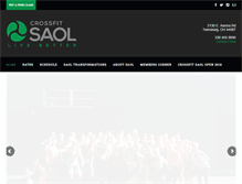 Tablet Screenshot of crossfitsaol.com